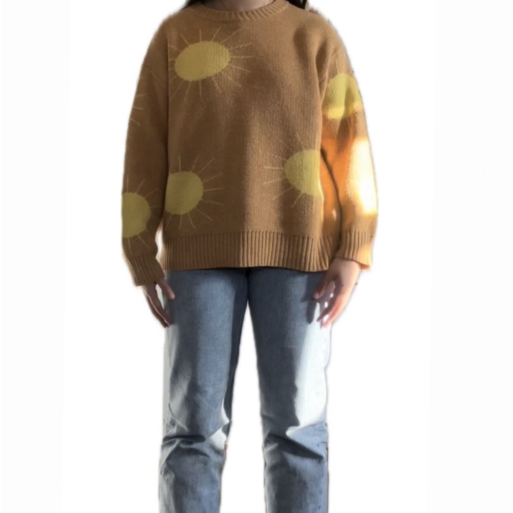 Cute Sun Chunky Sweater!